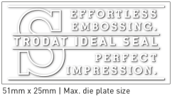 Reliéfna pečiatka IDEAL SEAL 51 x 25 mm