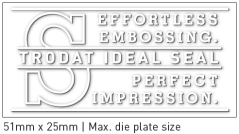 Reliéfna pečiatka IDEAL SEAL 51 x 25 mm