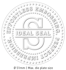 Reliéfna pečiatka IDEAL SEAL 51 mm