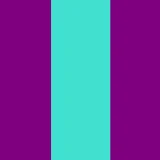 Turquoise x fialová