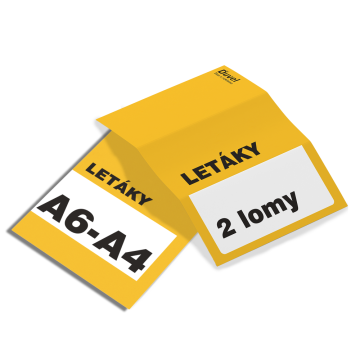 Letáky - Dierovanie letákov - Bez dierovania