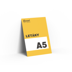 Letáky A5 (148 × 210 mm)