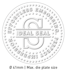 Reliéfna pečiatka IDEAL SEAL 41 mm