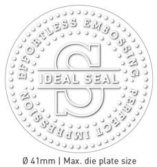 Reliéfna pečiatka IDEAL SEAL 41 mm